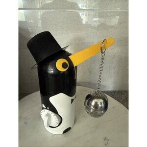 Kuchenprofi Penguin Tea Boy with Built-In Timer, Tea Bag Holder, Automatic Tea